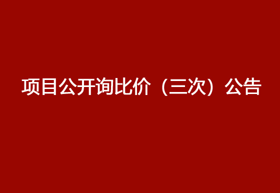 珠海经济特区龙狮瓶盖有限公司驻仁怀外仓（技开）货物运输、装卸项目公开询比价（三次）公告
