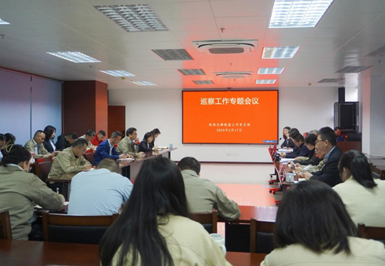 珠海龙狮瓶盖公司党支部组织召开巡察工作专题会议