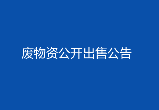 珠海经济特区龙狮瓶盖有限公司废物资公开出售公告
