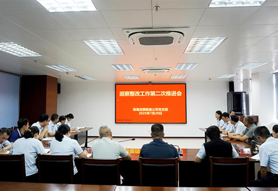珠海龙狮瓶盖公司党支部组织召开巡察整改工作第二次推进会